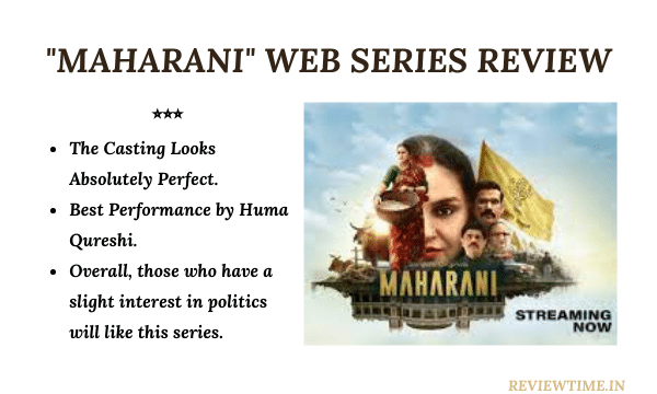 Read more about the article Maharani Web Series Review, Story, Ratings
